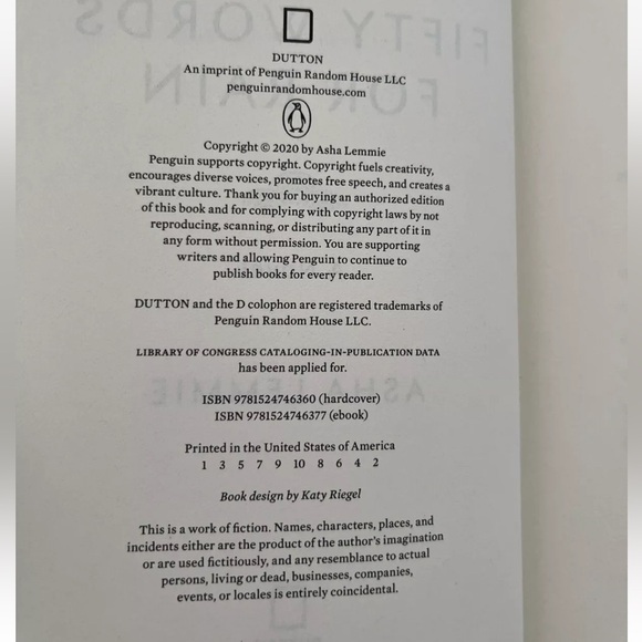 Fifty words for rain by Asha lemmie - hardcover - Picture 4 of 7